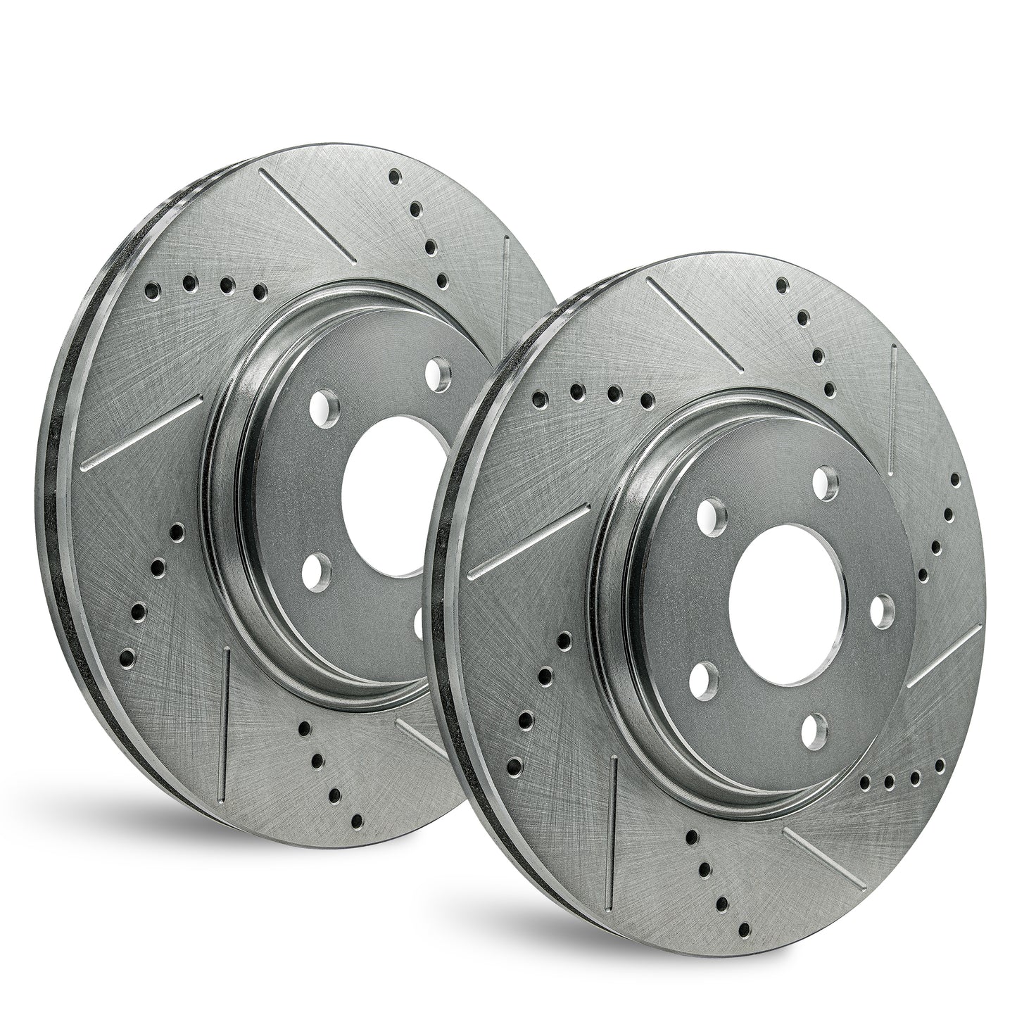 APF Front Rotors compatible with Buick LaCrosse 2005-2009 | Zinc Drilled Slotted Rotors