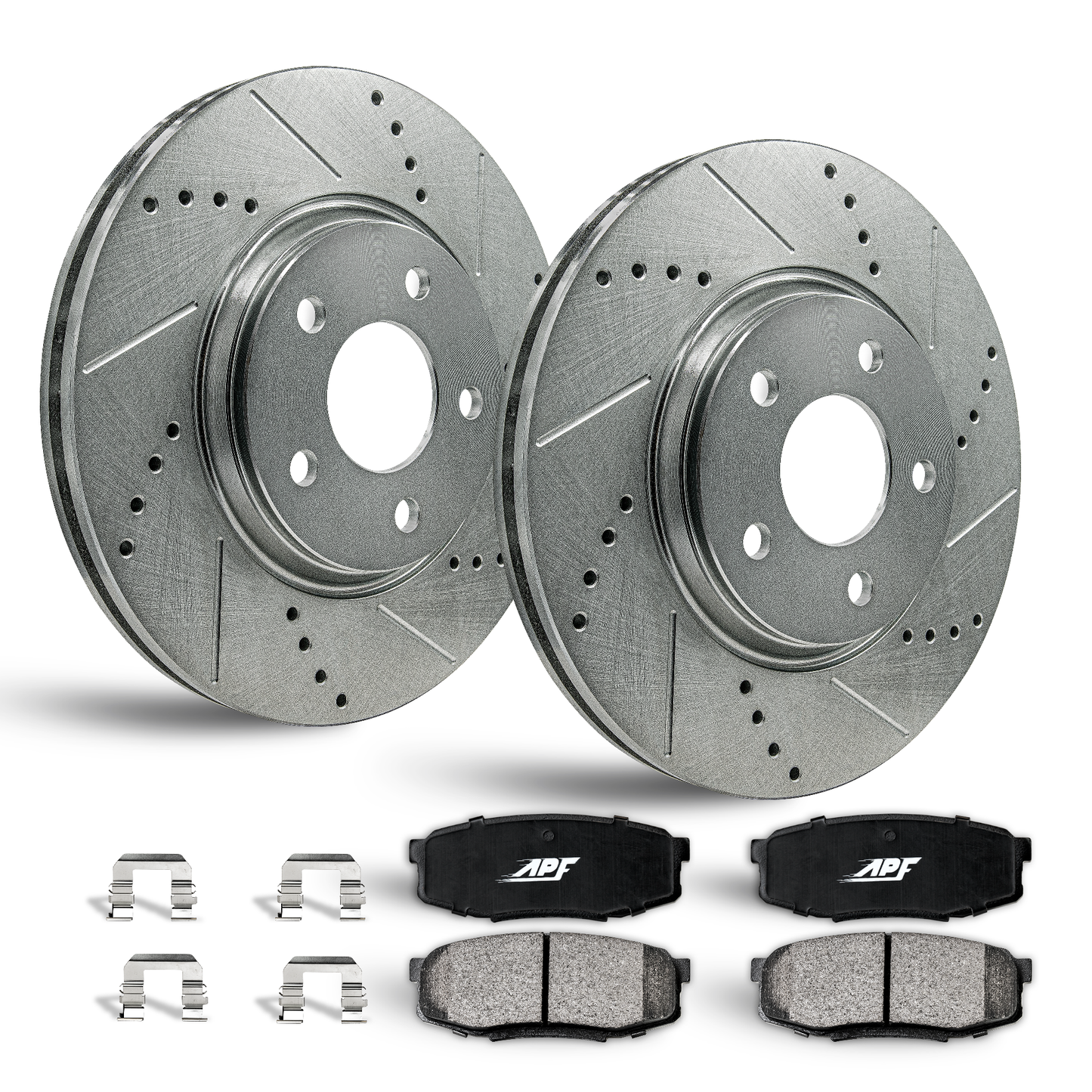 RvSky Disc Brake Rotor and Pad Set Kit Front Rear Left RvSky Disc Brake Rotor and Pad Set Kit Front Rear Left