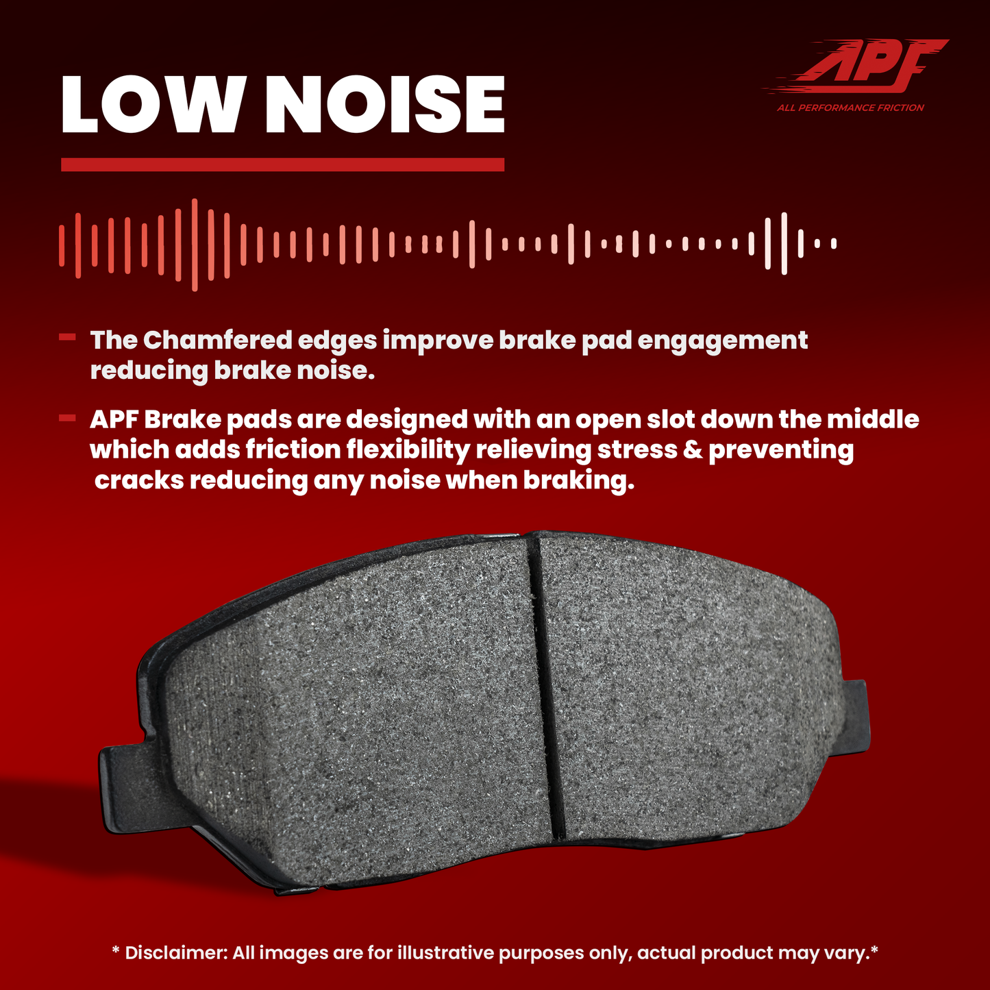 APF All Performance Friction Rear Pads compatible with 1995-1998 Honda Odyssey Ceramic Carbon Fiber Brake Pads | $56.21