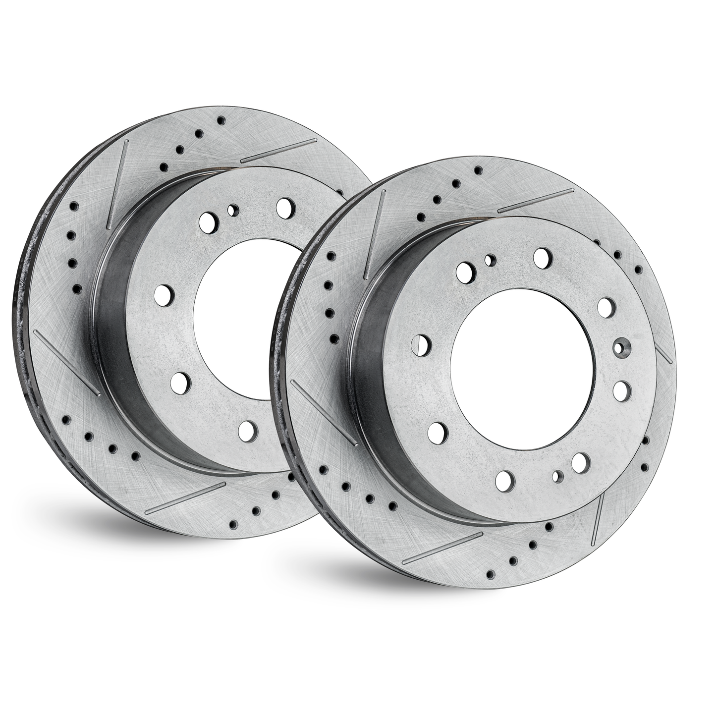 APF Front Rotors compatible with Ram 3500 2011-2020 | Zinc Drilled Slotted Rotors