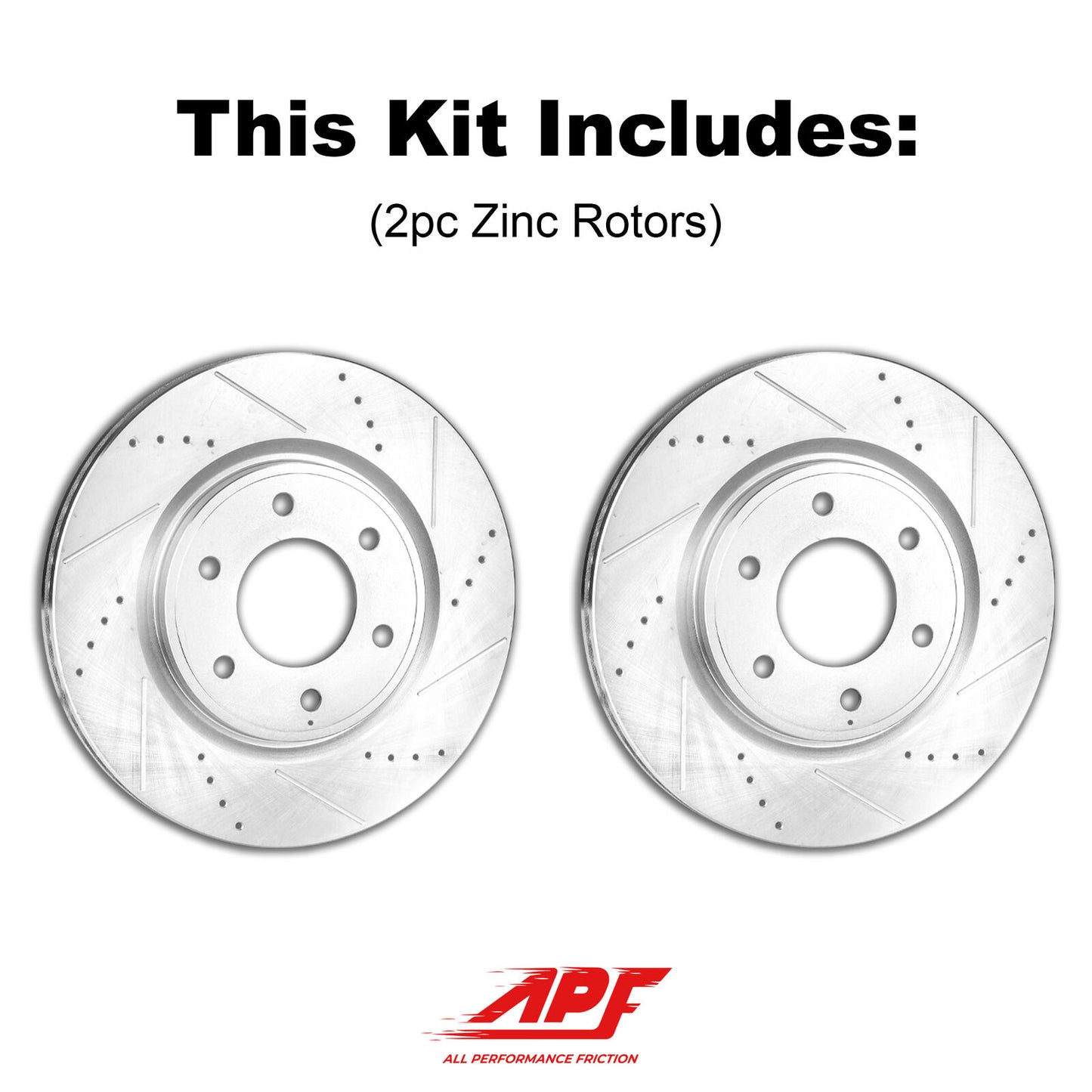 Rear Zinc Drilled/Slot Brake Rotors for Nissan Pathfinder 2005-2012 | $128.35