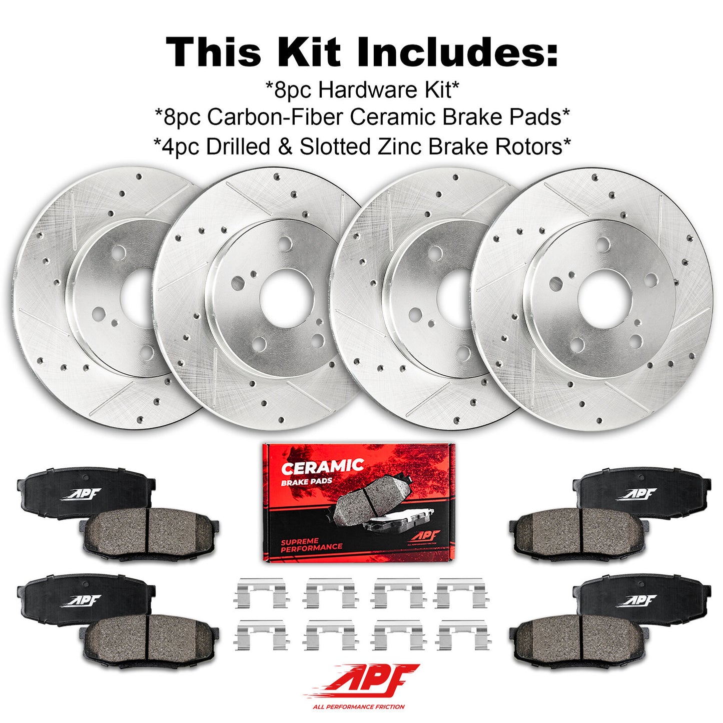 APF Full Kit Compatible With INFINITI G37 2008-2013 Zinc, 47% OFF